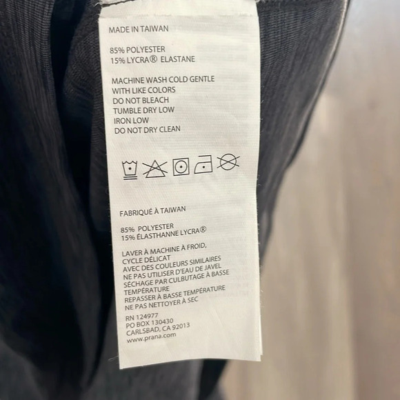 Prana Vertex Dress in Gray Graphite Athleisure Dress Sz Medium - Picture 9 of 10